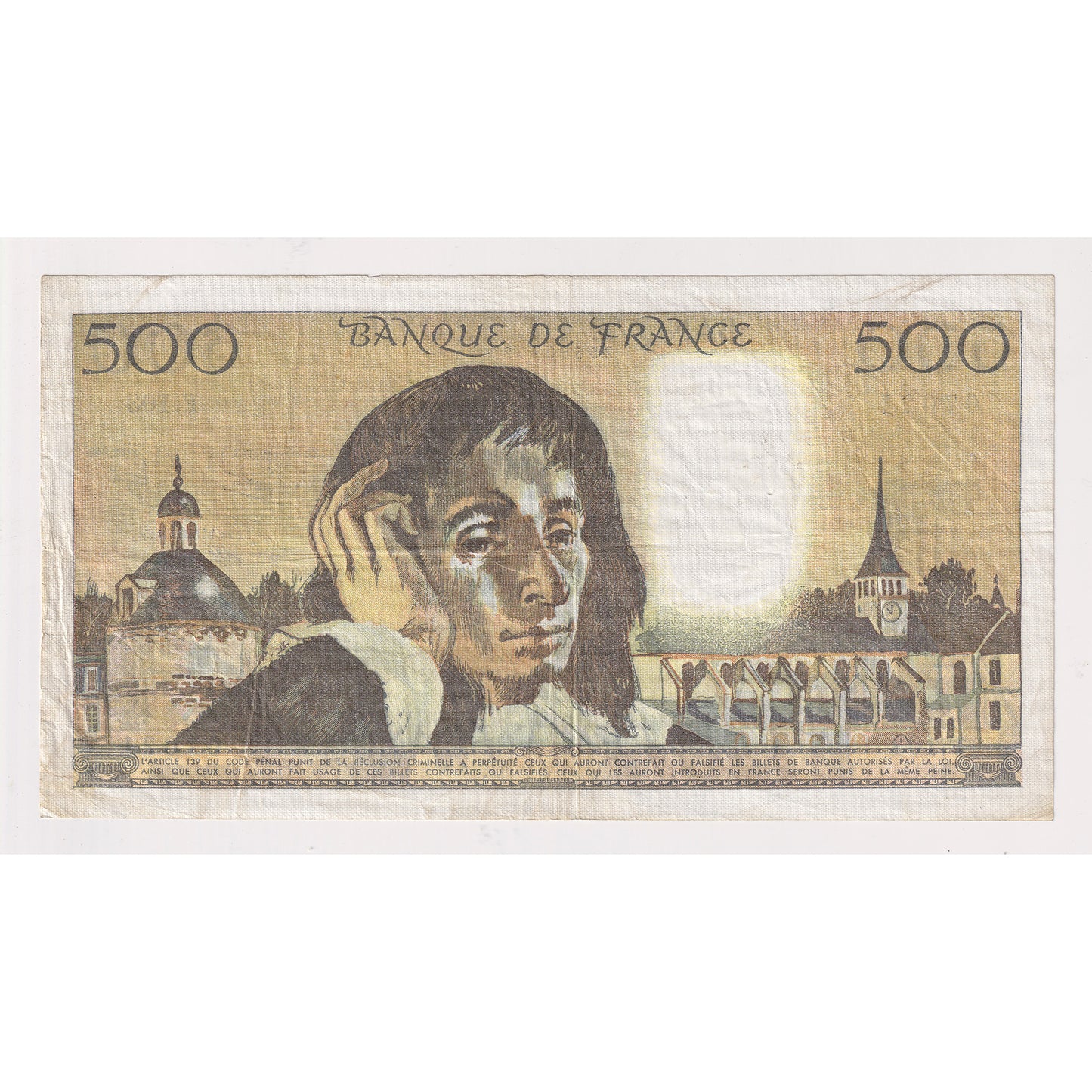 France 1979 500 Franc Note, Pick #156