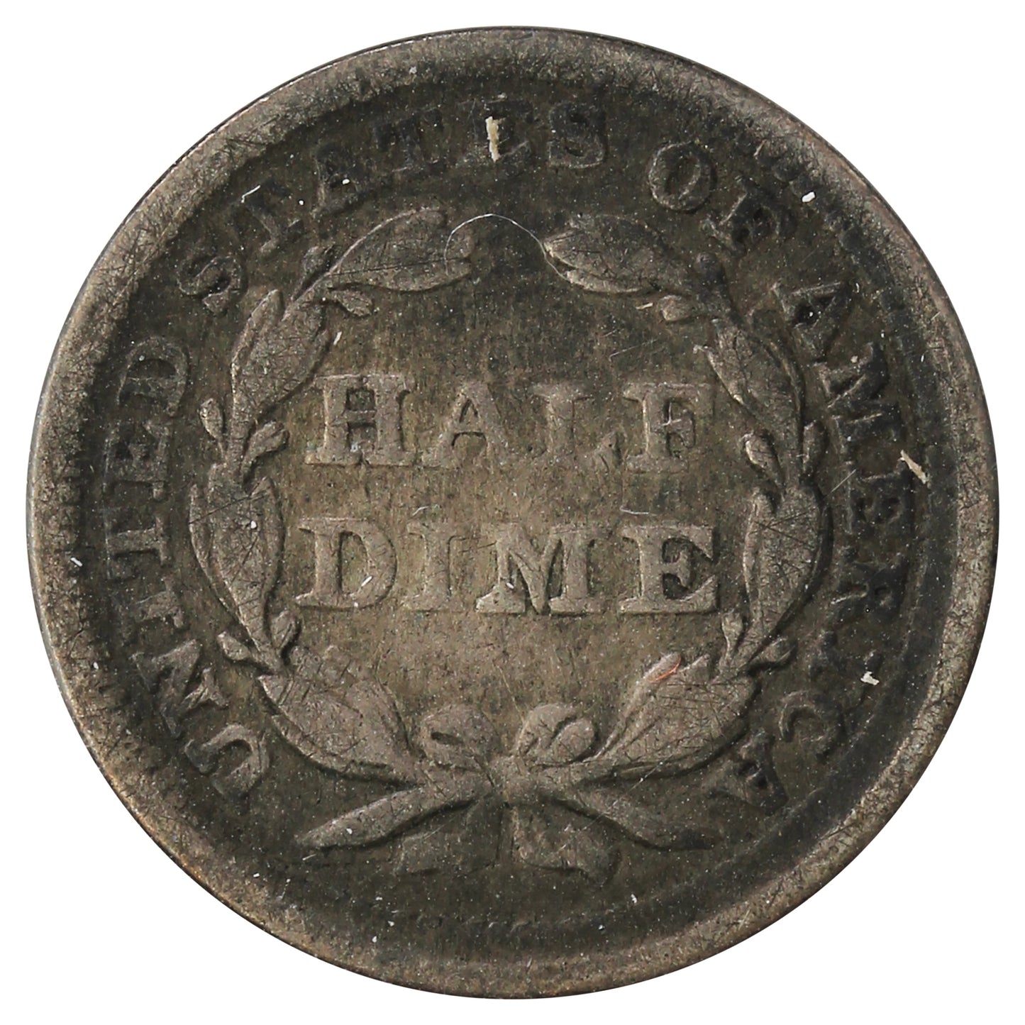 1857 USA Half Dime VG-F (VG10) Impaired