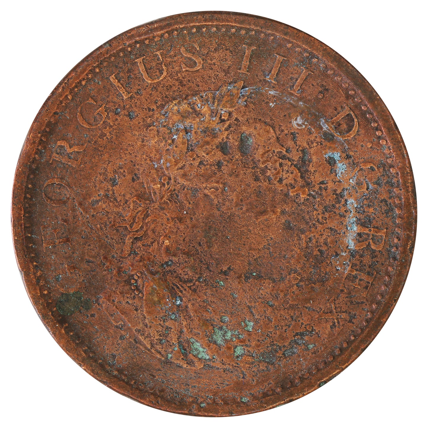 Ireland 1805 Half Penny VF-EF (VF30) Impaired