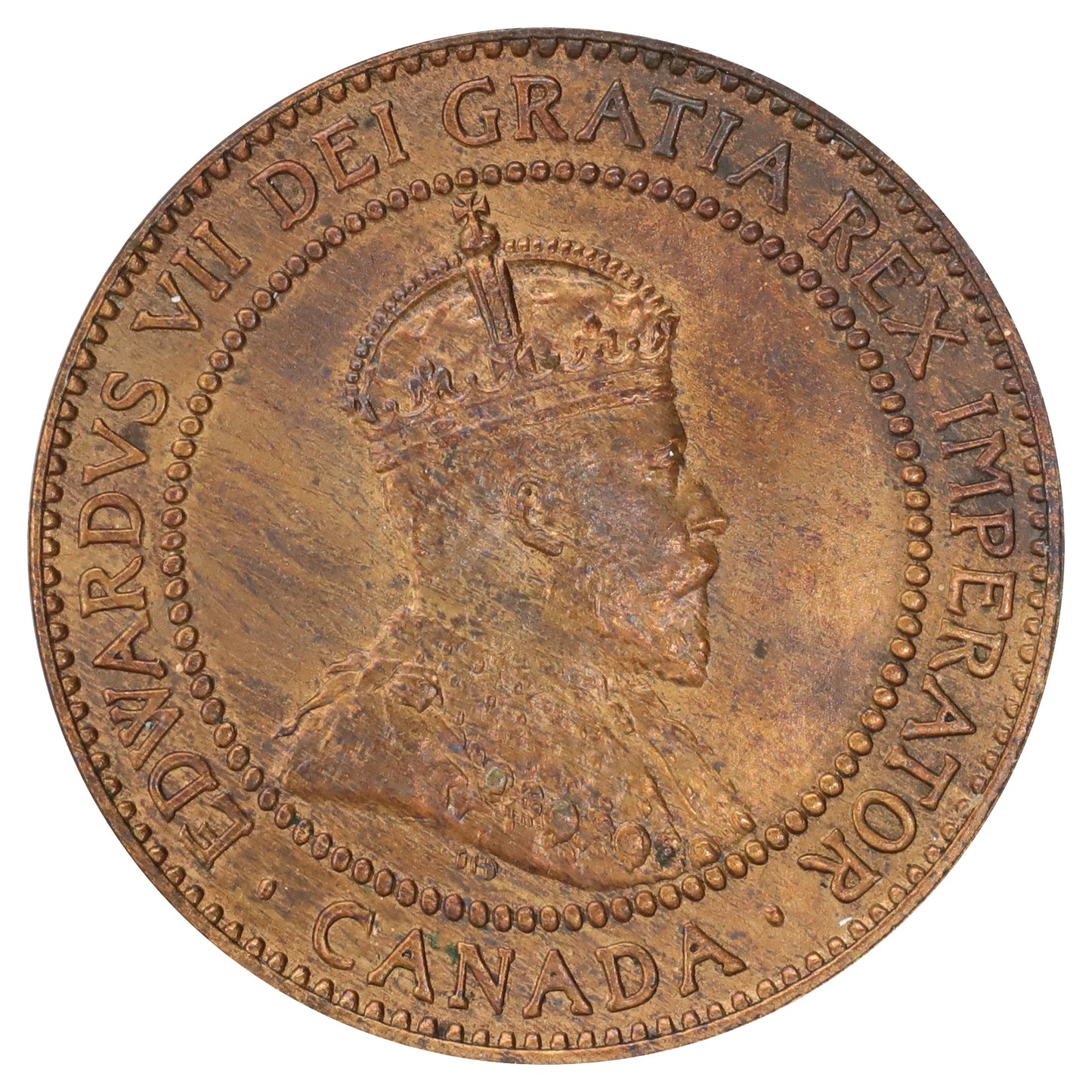 1910 Canada 1-cent AU-UNC (AU55) Scratched, marks, or impaired