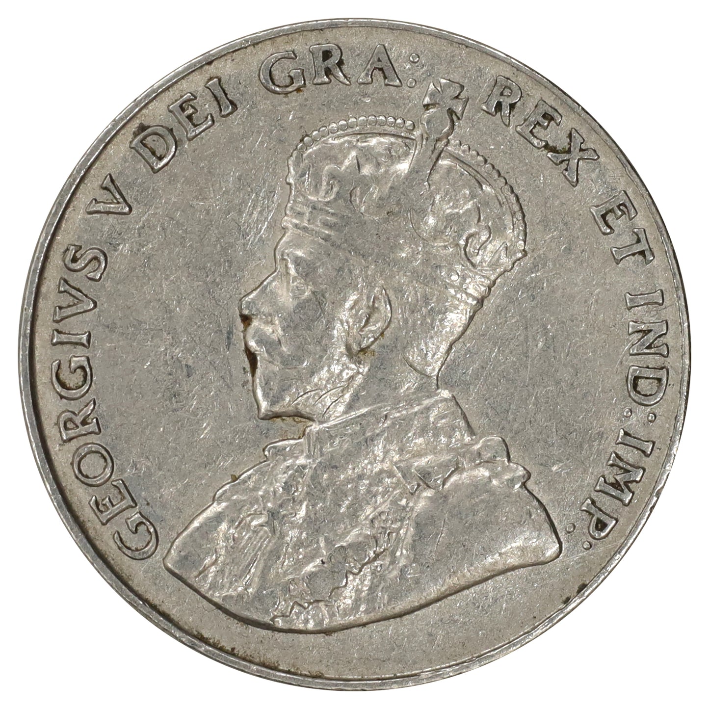 1929 Canada 5-cents VF-EF (VF30) Scratched, marks, or impaired