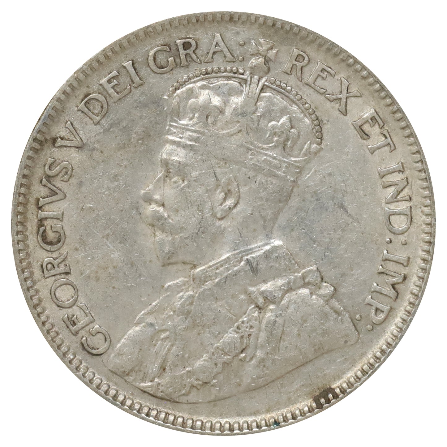 1936 Canada 25-cents Very Fine (VF20) Scratched, marks, or impaired