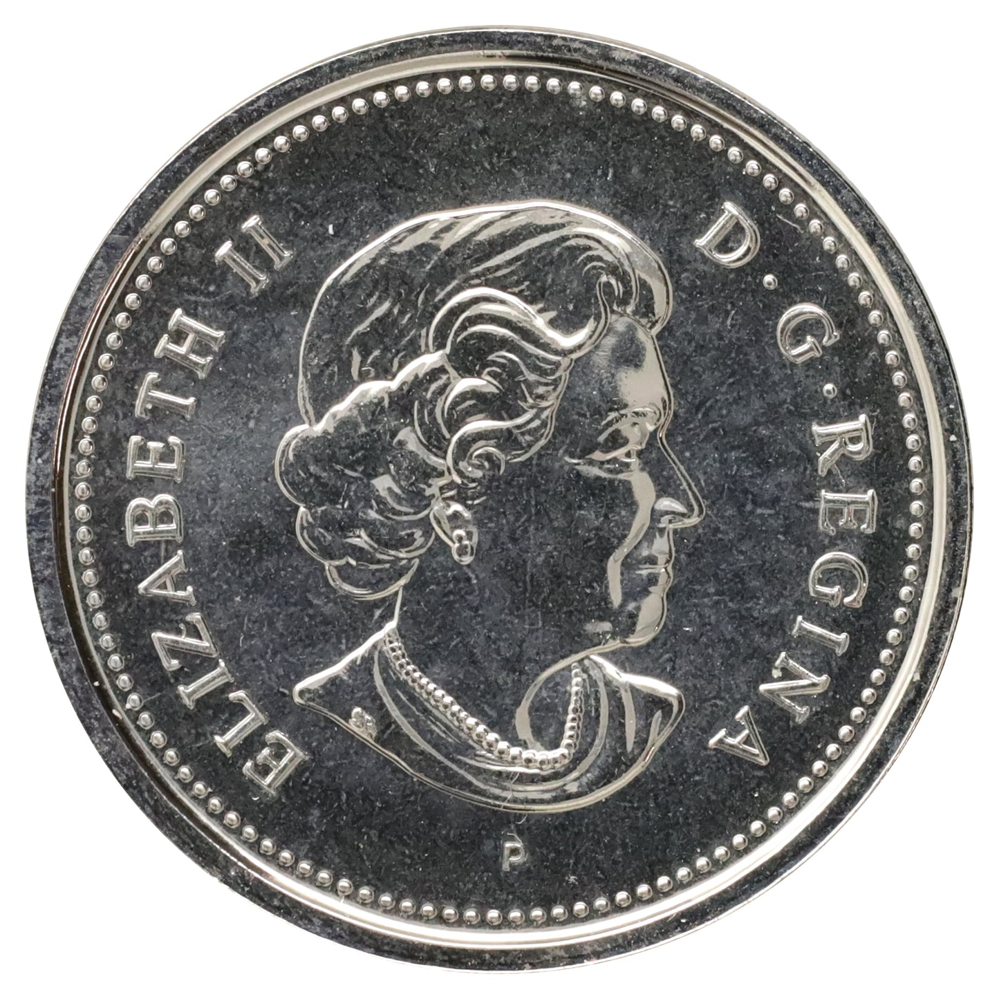 2006P Canada Coloured Canada Day 25-cents Proof Like (Scratched, marks, or impaired)