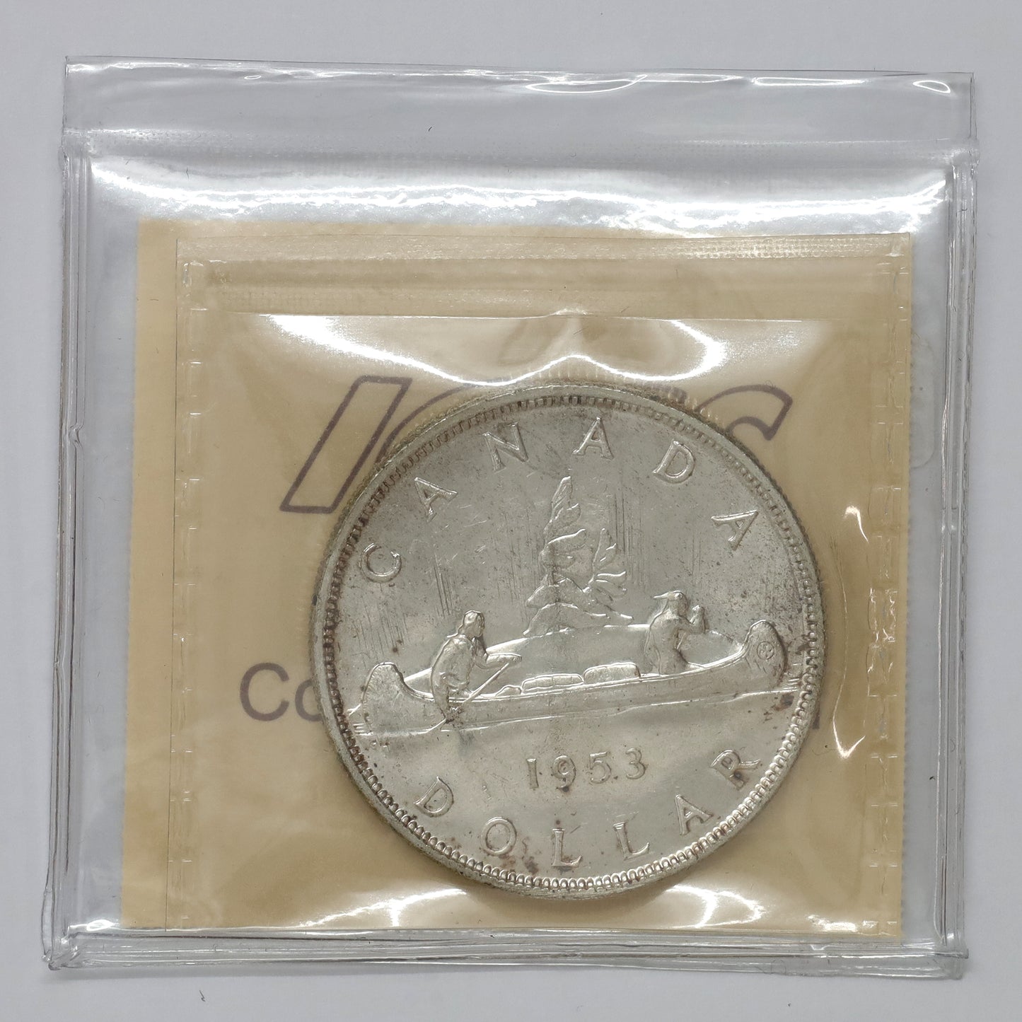 1953 SF SWL Canada Dollar ICCS Certified MS64 (lightly toned)