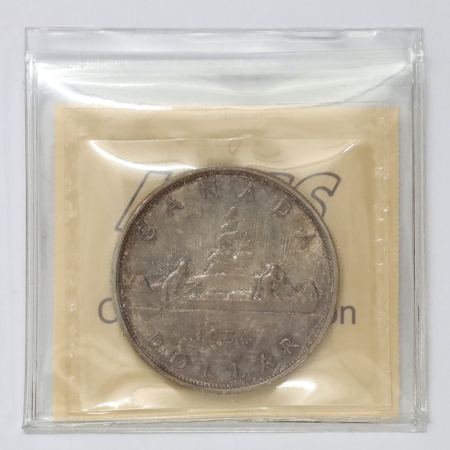 1954 Canada Dollar ICCS Certified MS64 (lightly toned)