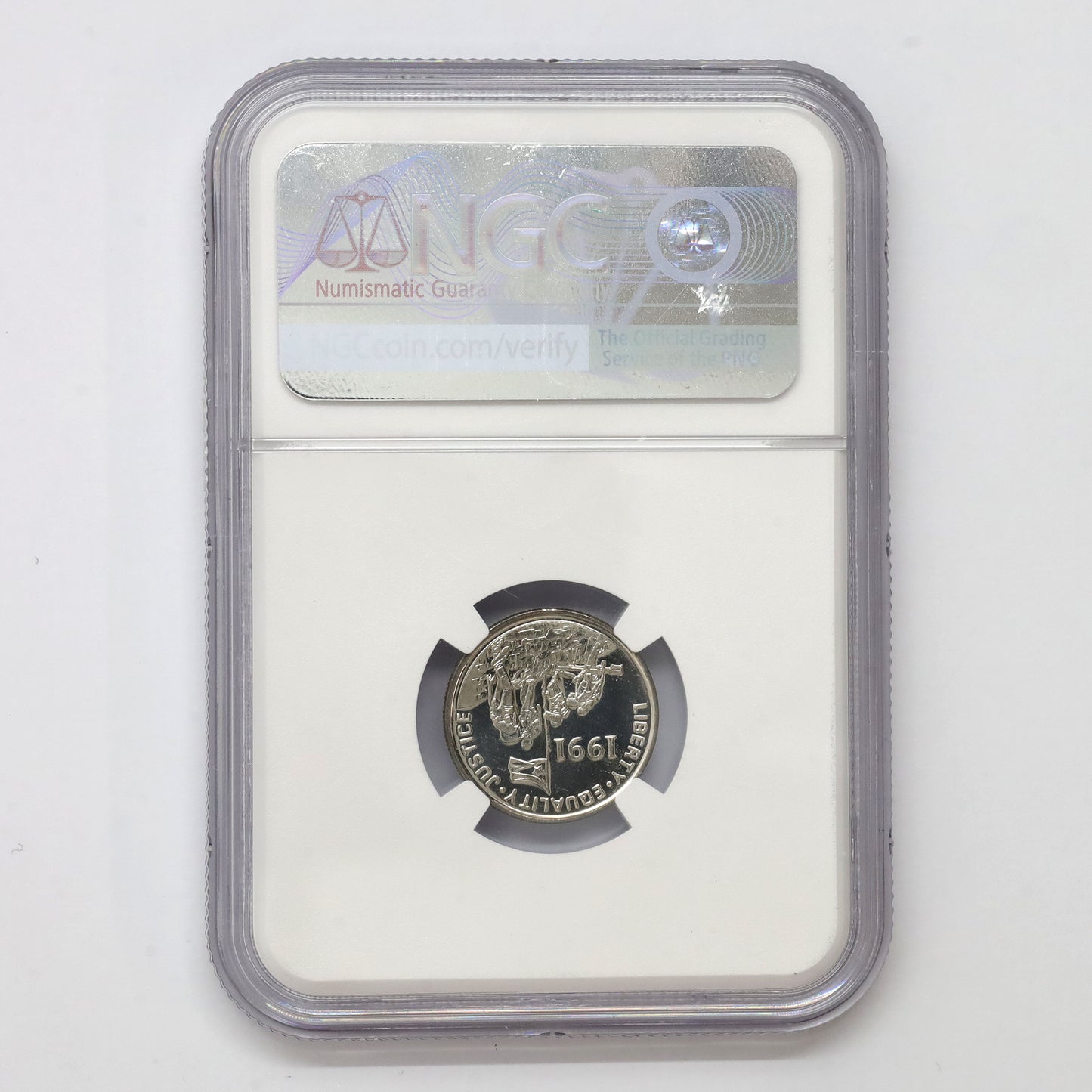 Eritrea 1997 5 cents NGC Certified Genuine