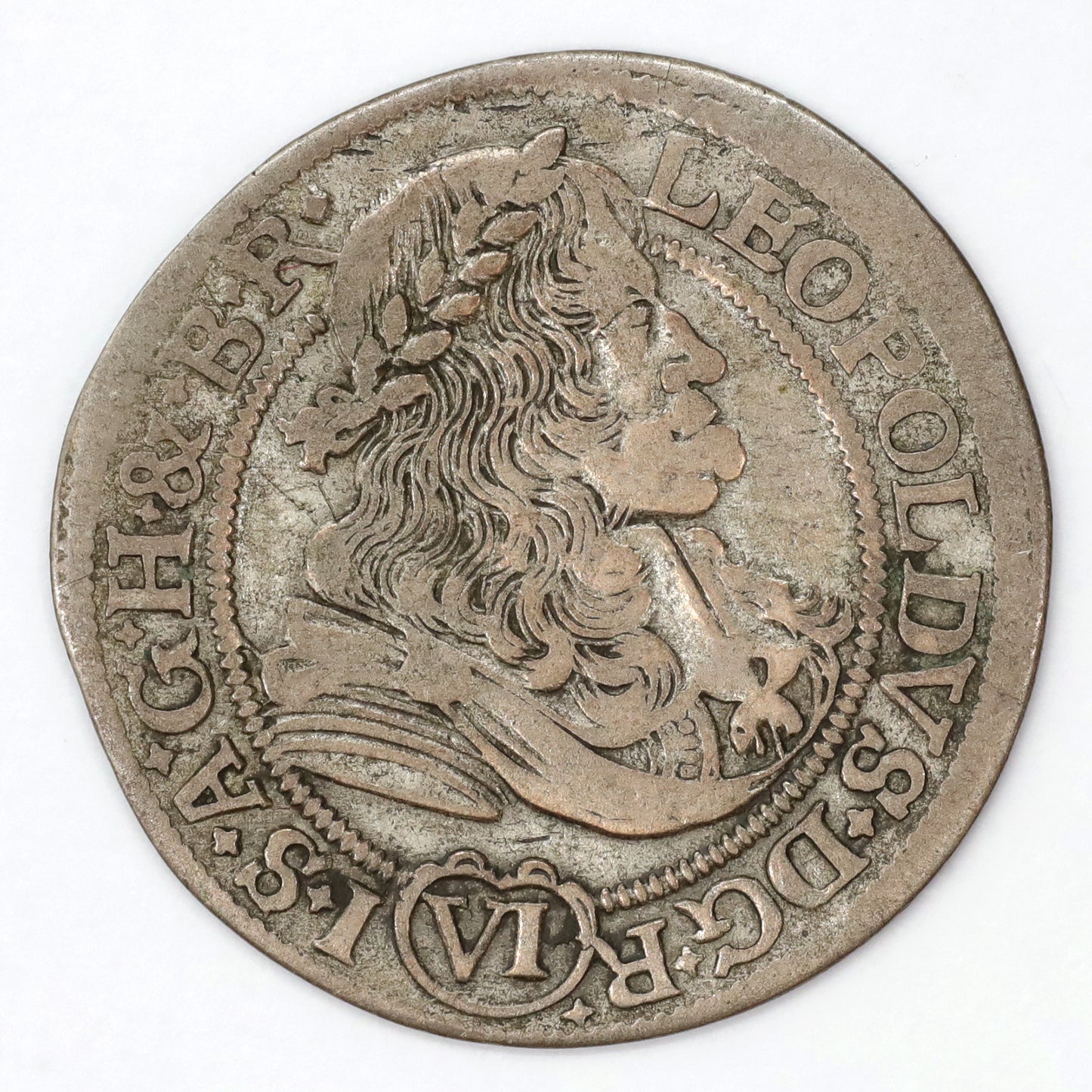 German States 1678 Leopold I 6 Kreuzer (DOD)