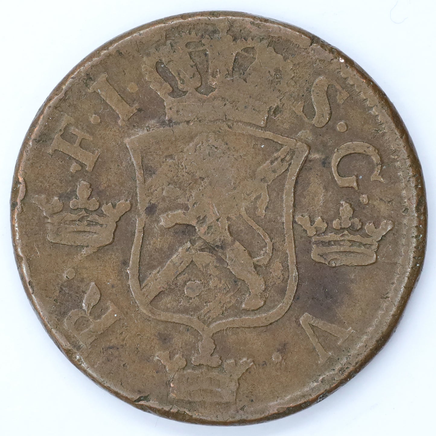 Sweden 1749 Frederick I 1 Ore SM Very Fine (VF20) DOD