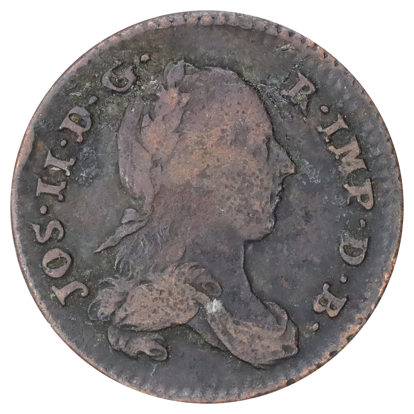 Austrian Netherlands 1789 Belgium Joseph II 1 Liard (DOD)