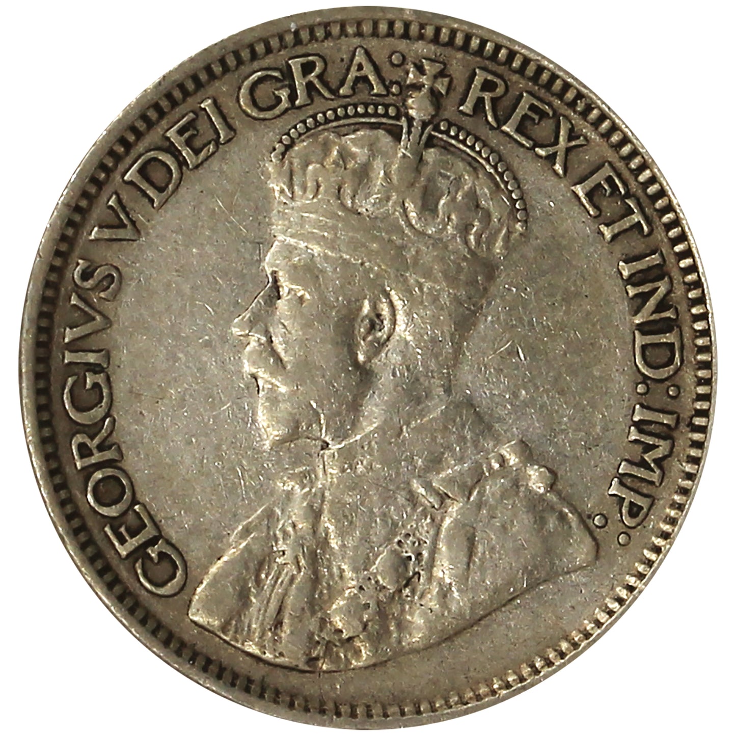1913 Broad Leaves Canada 10-cents Very Fine (VF20) $