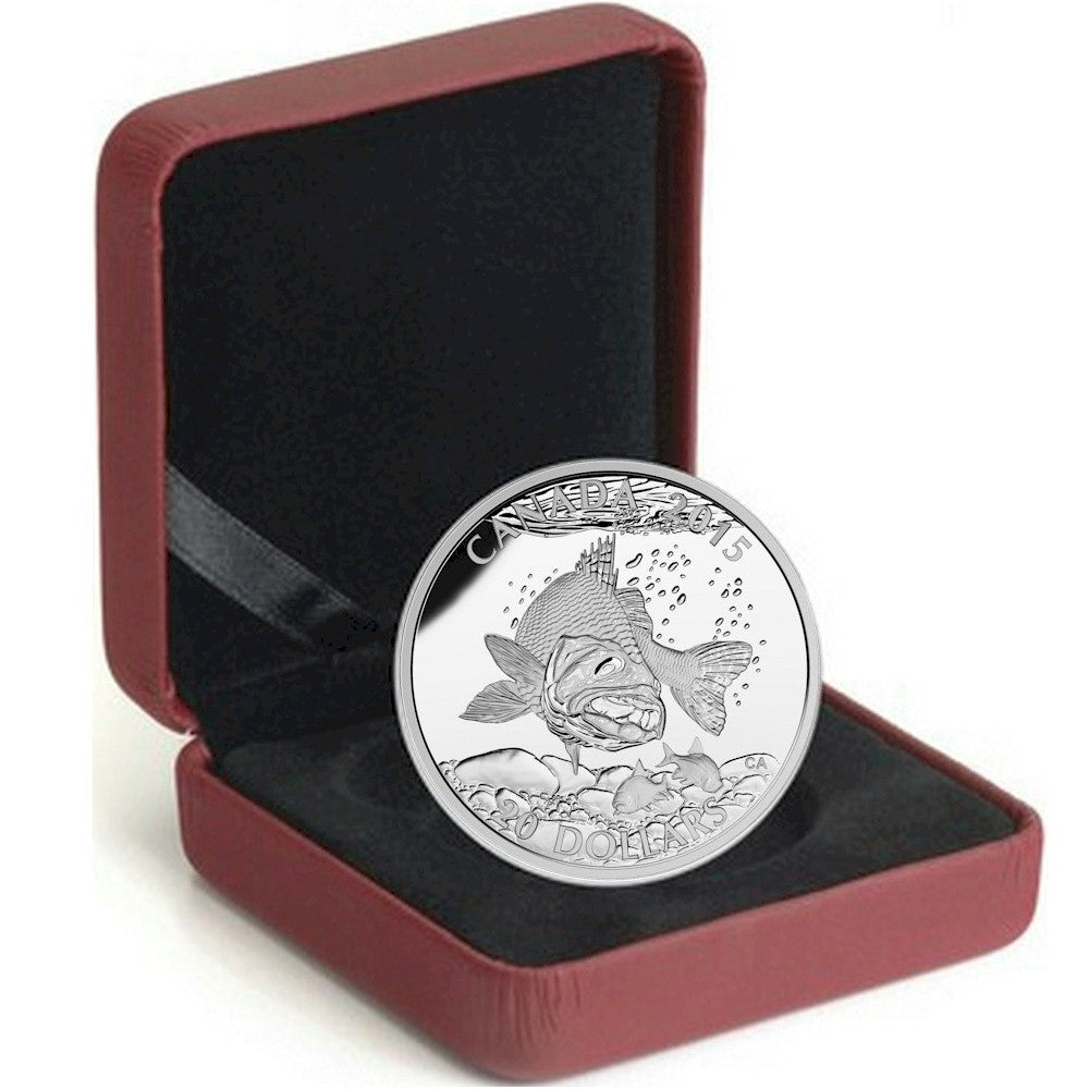 RDC 2015 Canada $20 North American Sportfish - Walleye (No Tax) Impaired
