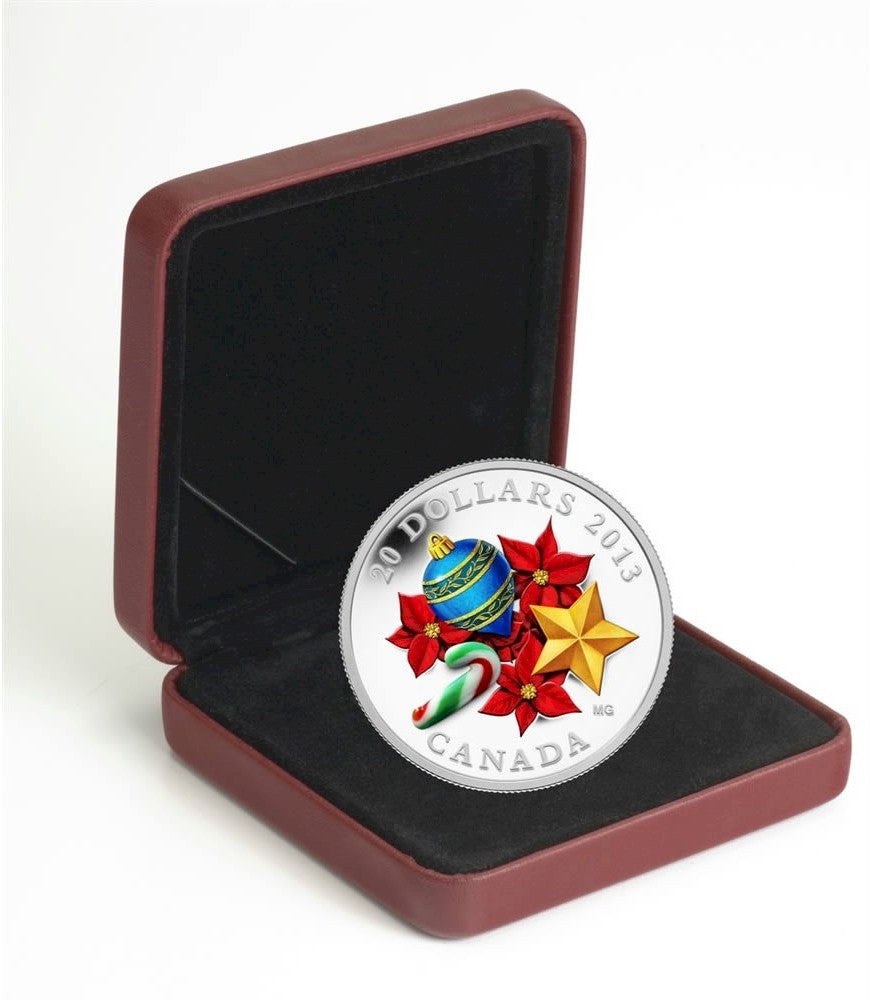 RDC 2013 Canada $20 Candy Cane Fine Silver Coin (Issues)