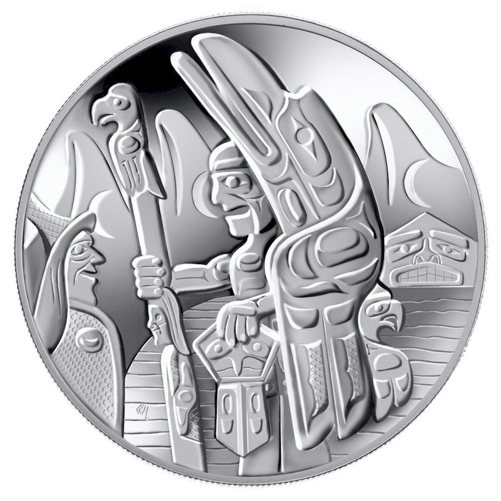 RDC 2005 Canada $30 Totem Pole Sterling Silver (Impaired)