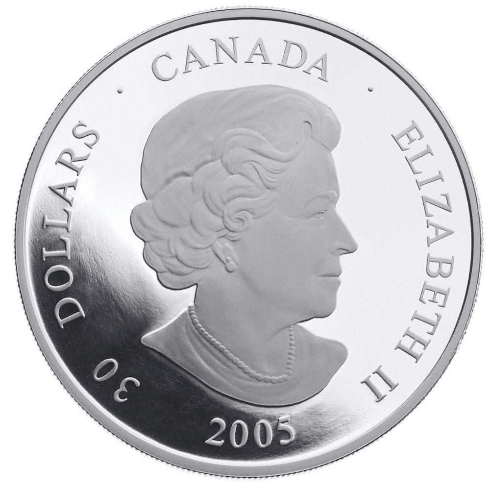 RDC 2005 Canada $30 Totem Pole Sterling Silver (Impaired)