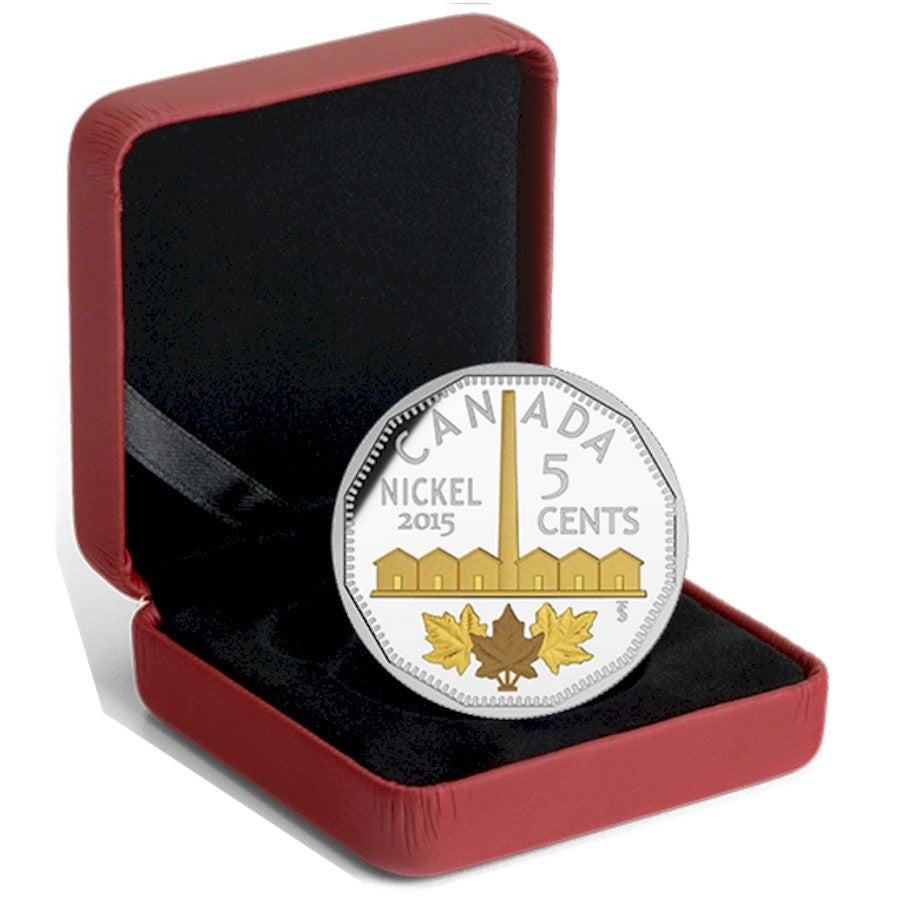 RDC 2015 5-cent Canadian Nickel Legacy - Identification of Nickel (No Tax) - impaired