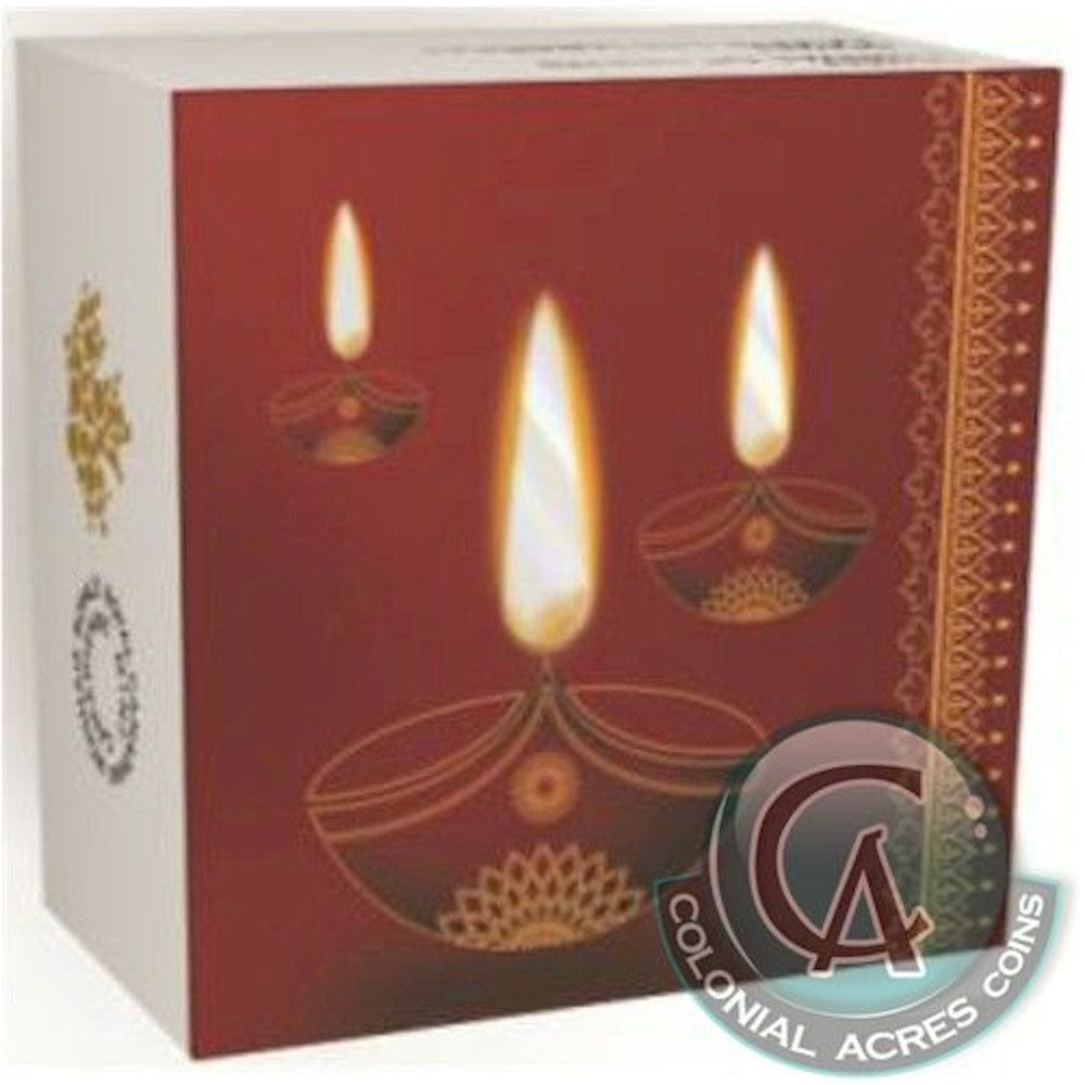 RDC 2015 Canada 25-cent Diwali: Festival of Lights Pure Gold (No Tax) - Box Dented