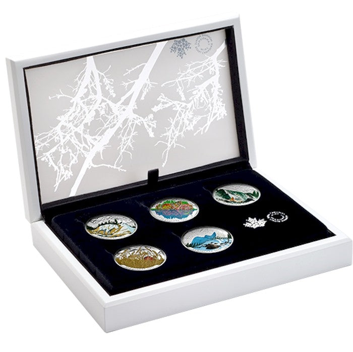 RDC 2016 Canada $20 Landscape Illusion 5-Coin Set & Deluxe Case (No Tax) Impaired