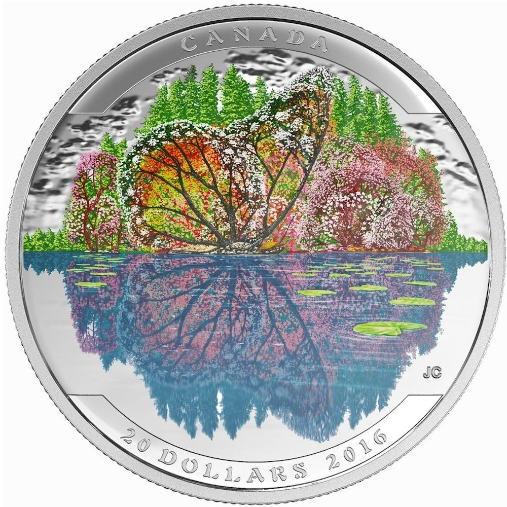 RDC 2016 Canada $20 Landscape Illusion 5-Coin Set & Deluxe Case (No Tax) Impaired
