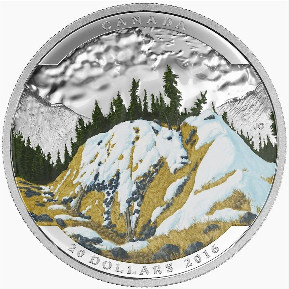 RDC 2016 Canada $20 Landscape Illusion 5-Coin Set & Deluxe Case (No Tax) Impaired