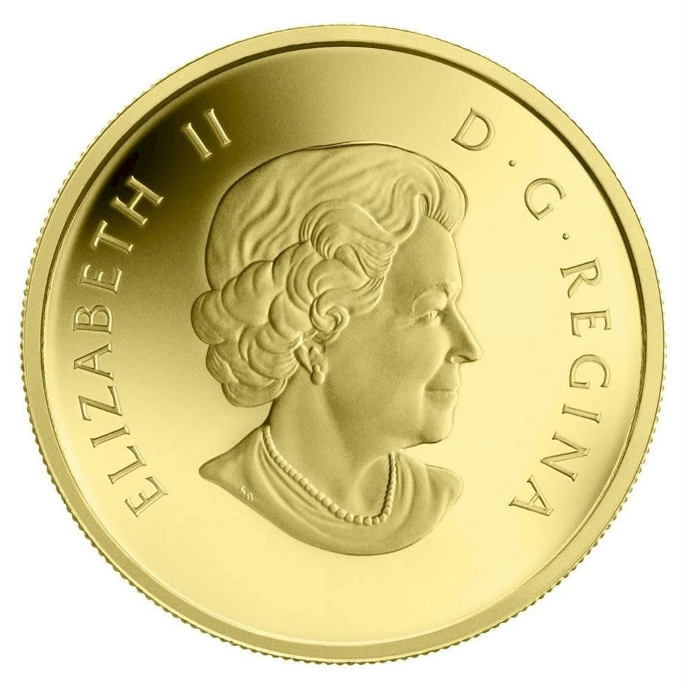 RDC 2011 Canada 50-cent Wood Bison 1/25oz. Fine Gold Coin (No Tax) Capsule Scratched