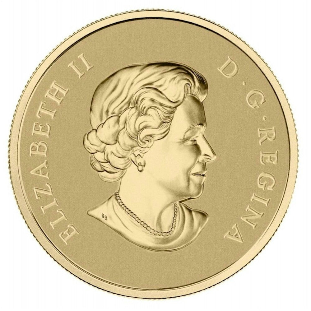 RDC 2012 Canada $5 Maple Leaf Forever 1/10oz. Fine Gold (No Tax) coin only