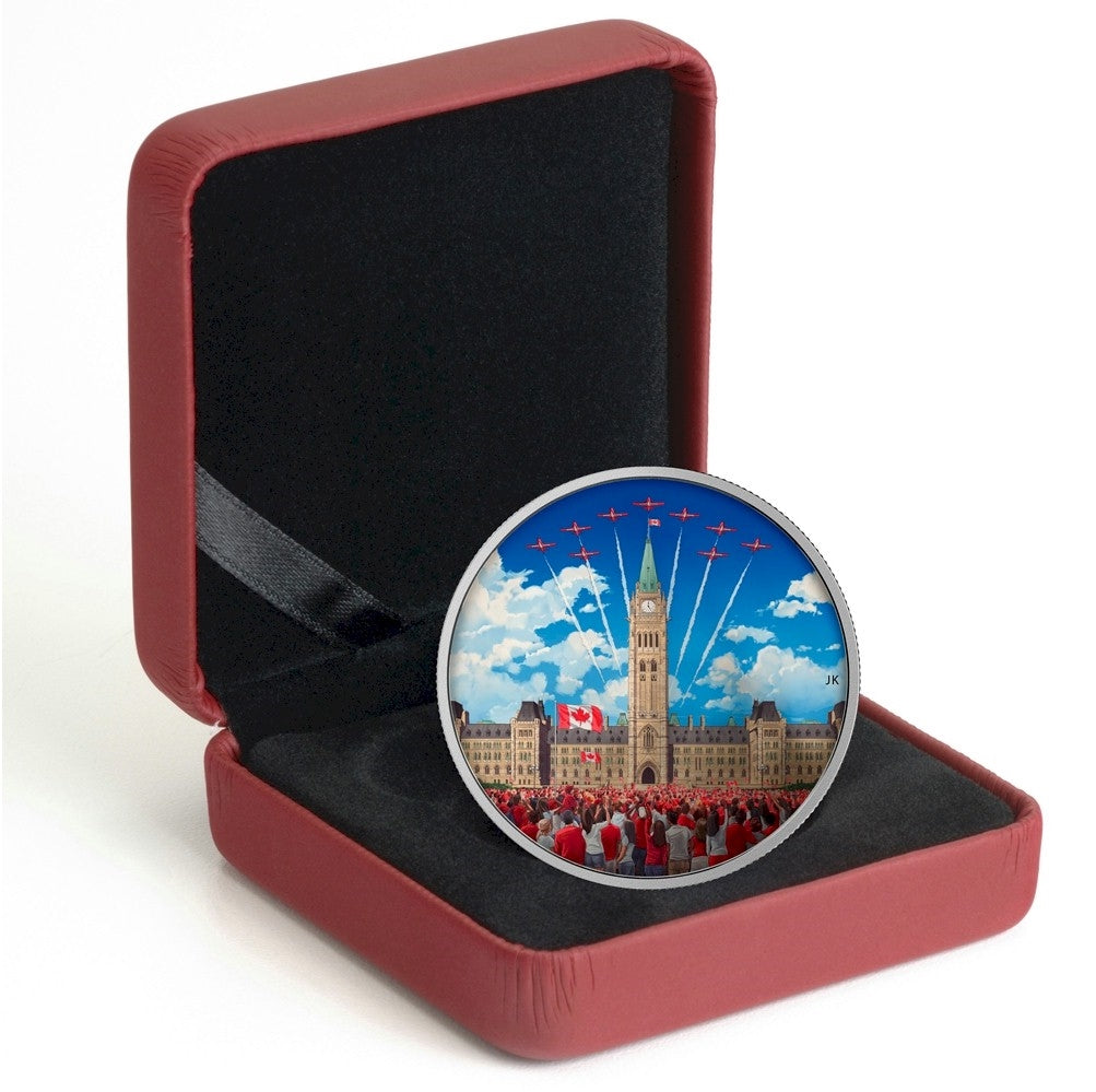 RDC 2017 $30 Celebrating Canada Day Fine Silver Coin (No Tax) impaired