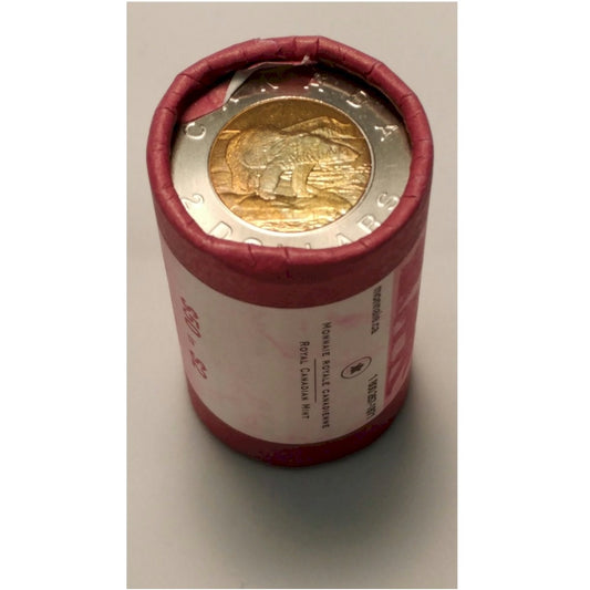 2005 Canada $2 Polar Bear Original Roll of 25pcs