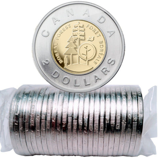 2011 Canada Boreal Forest $2 Original Roll of 25pcs