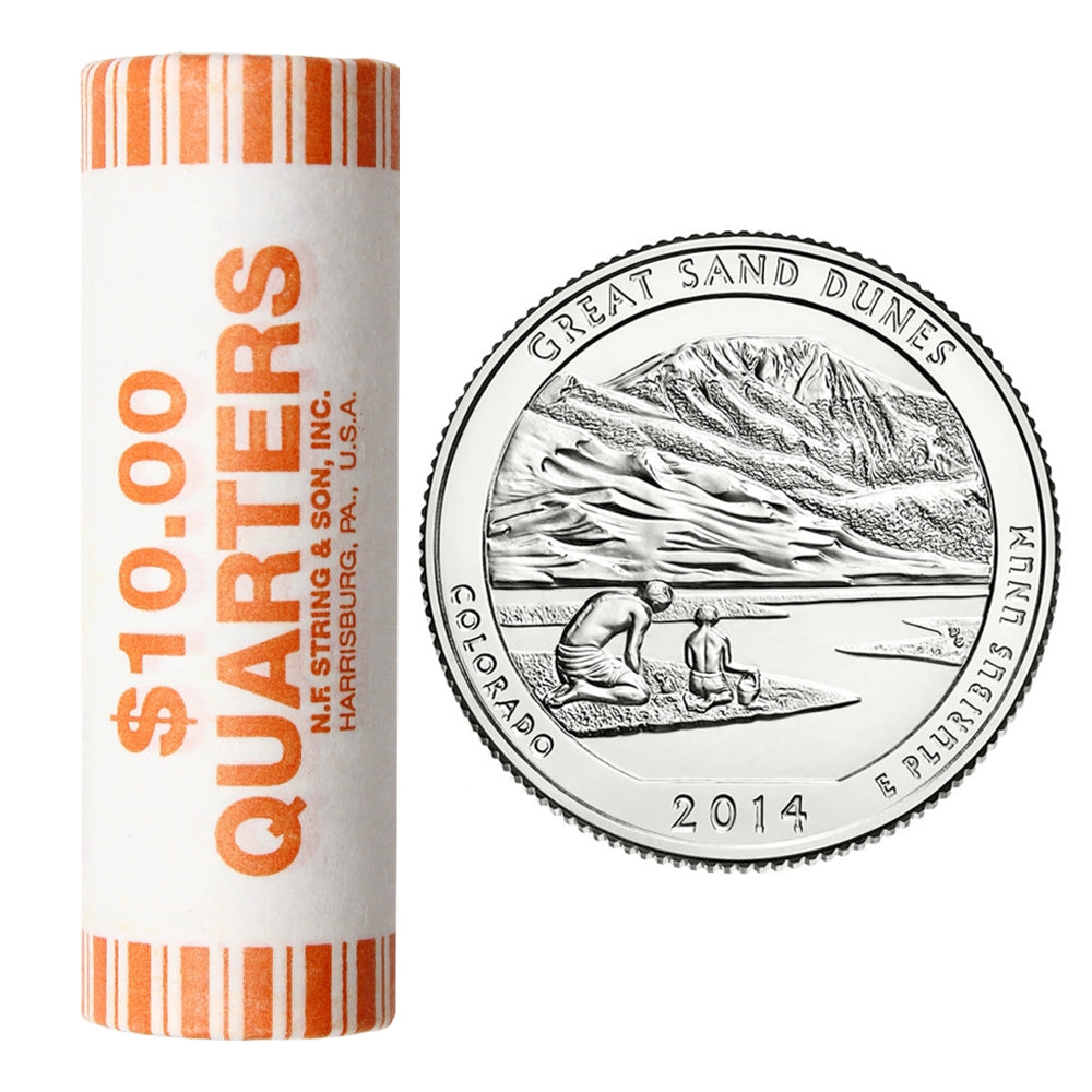 2014 US National Parks - Great Sand Dunes P - Original Roll of 40pcs