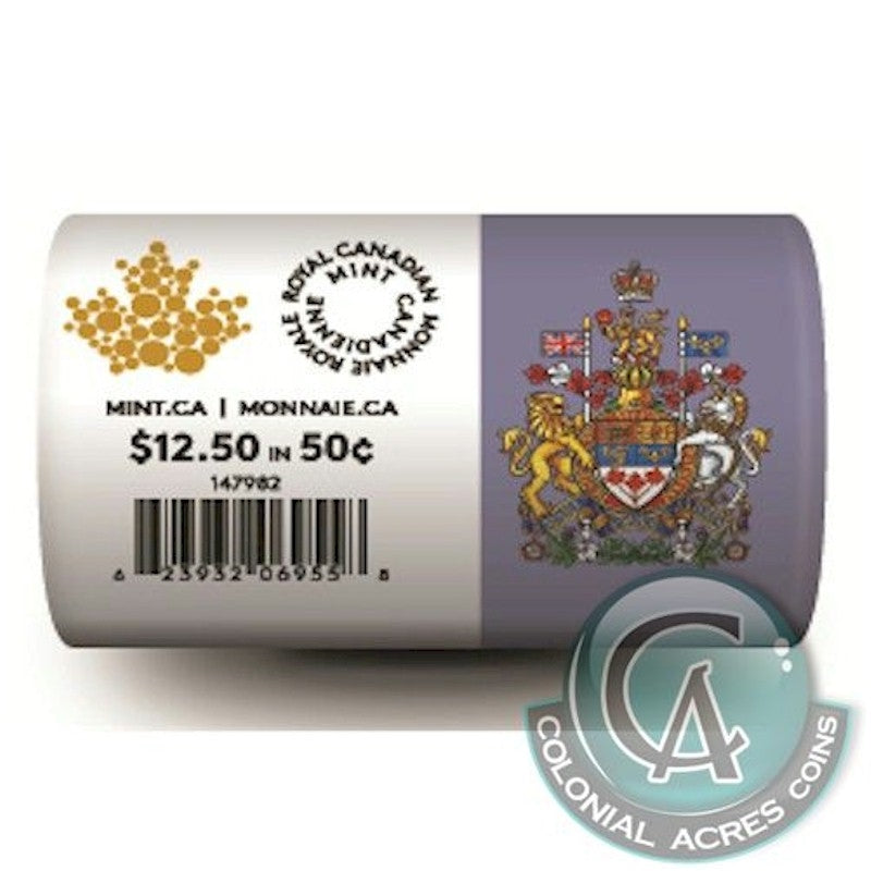 2016 Canada 50-cent Original Roll of 25pcs