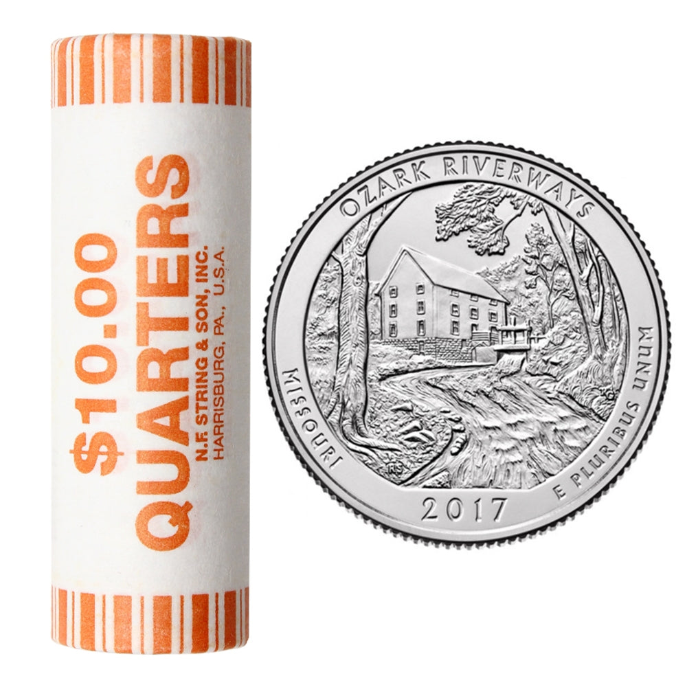 2017 US National Parks - Ozark National Scenic Riverways P Original Roll of 40pcs