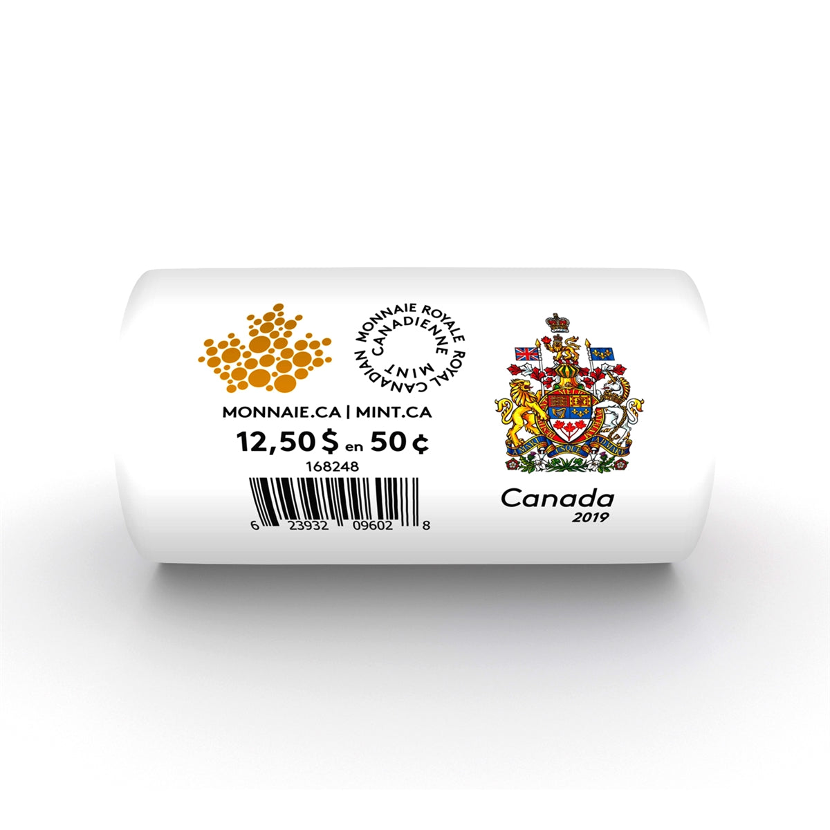 2019 Canada 50-cent Special Wrap Circulation Roll of 25pcs