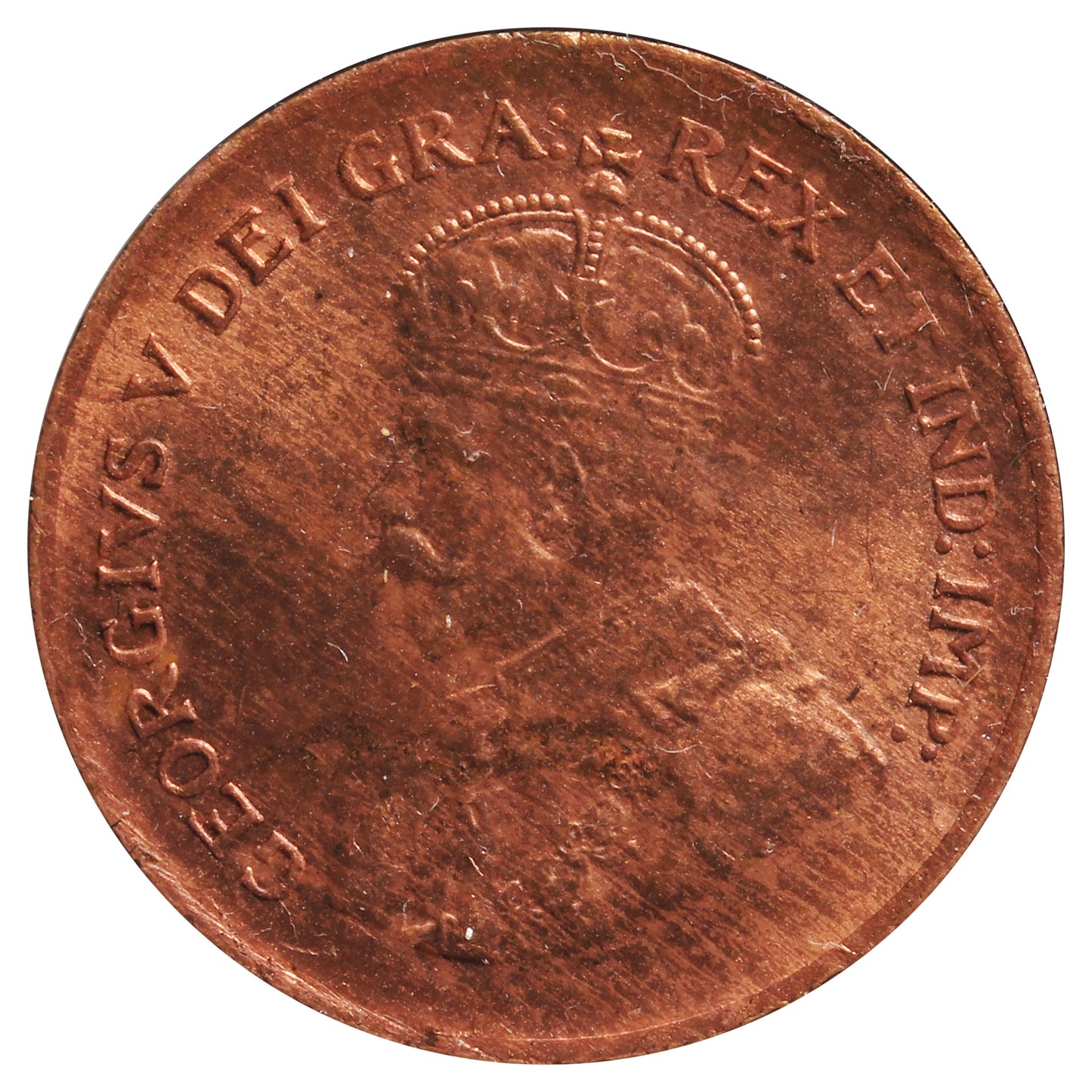 1928 Canada 1-cent Brilliant Uncirculated (MS-63) Scratched