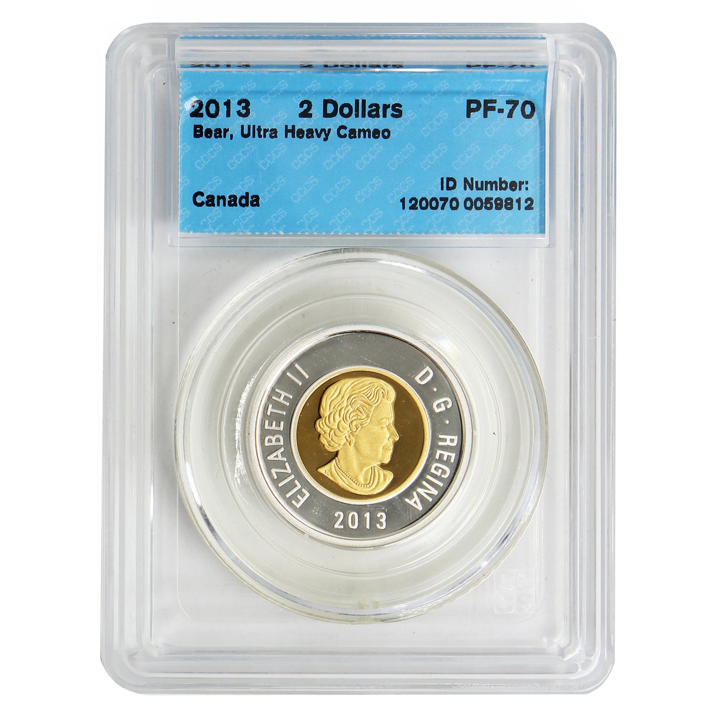2013 Polar Bear Canada Two Dollar NGC Certified PF-70 Ultra Heavy Cameo
