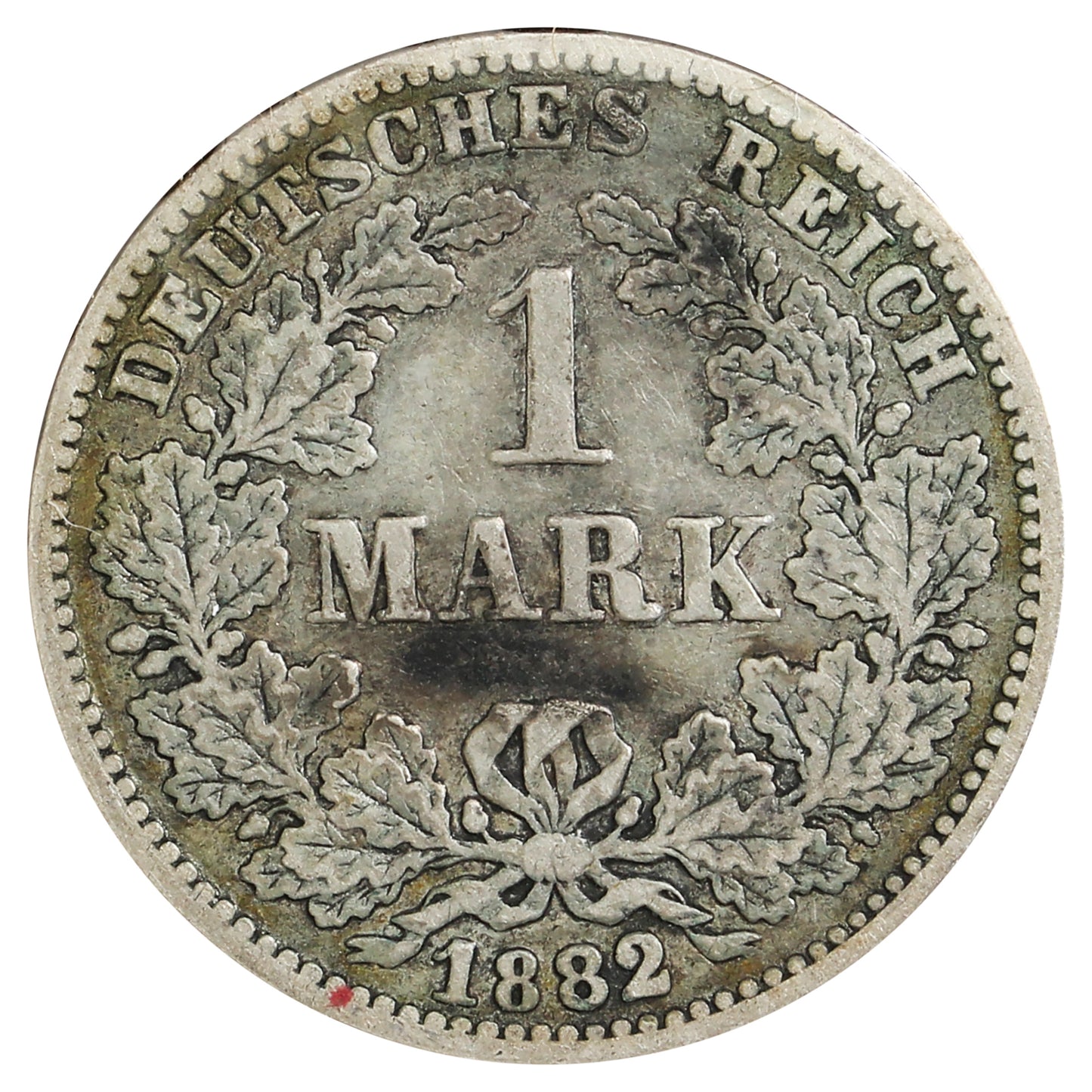 German Empire 1882G Mark VF-EF (VF30) Impaired