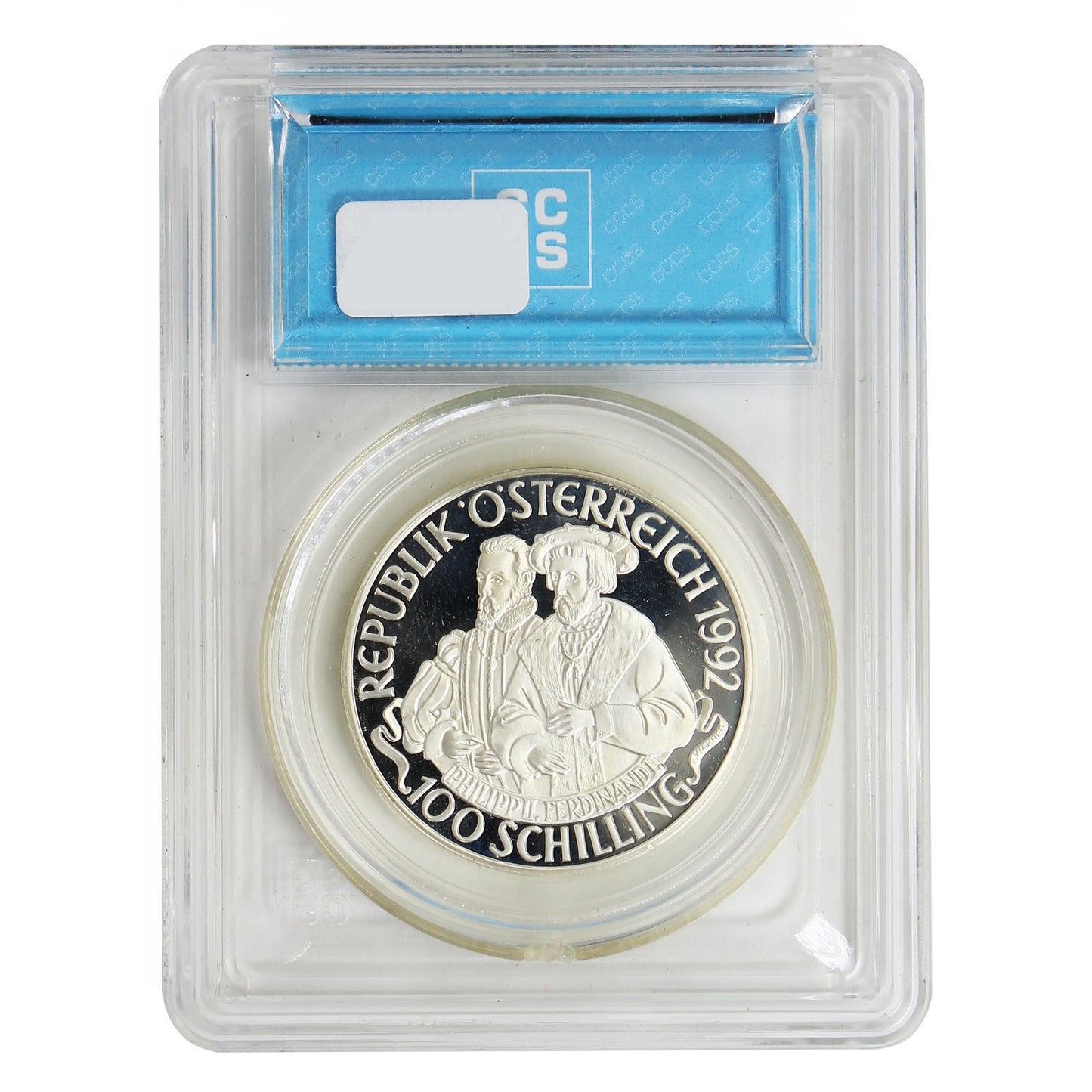 Austria 1992 100 Schillings CCCS Certified PF-68 Ultra Heavy Cameo