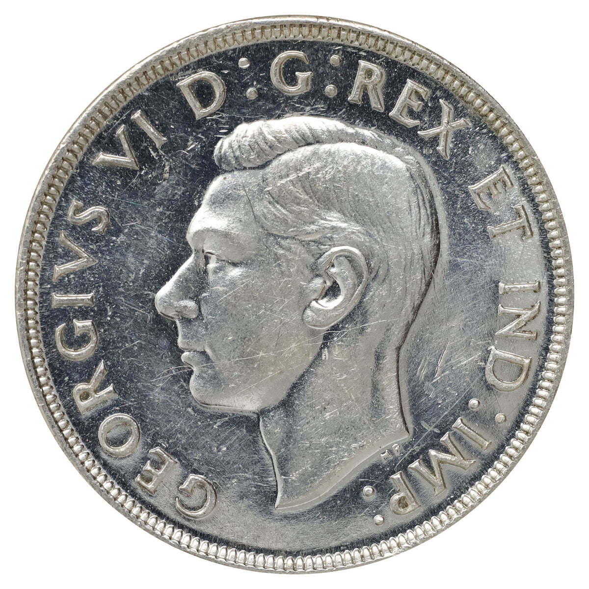 1947 Blunt 7 Canada Dollar UNC+ (MS62) Scratched, marks, or impaired