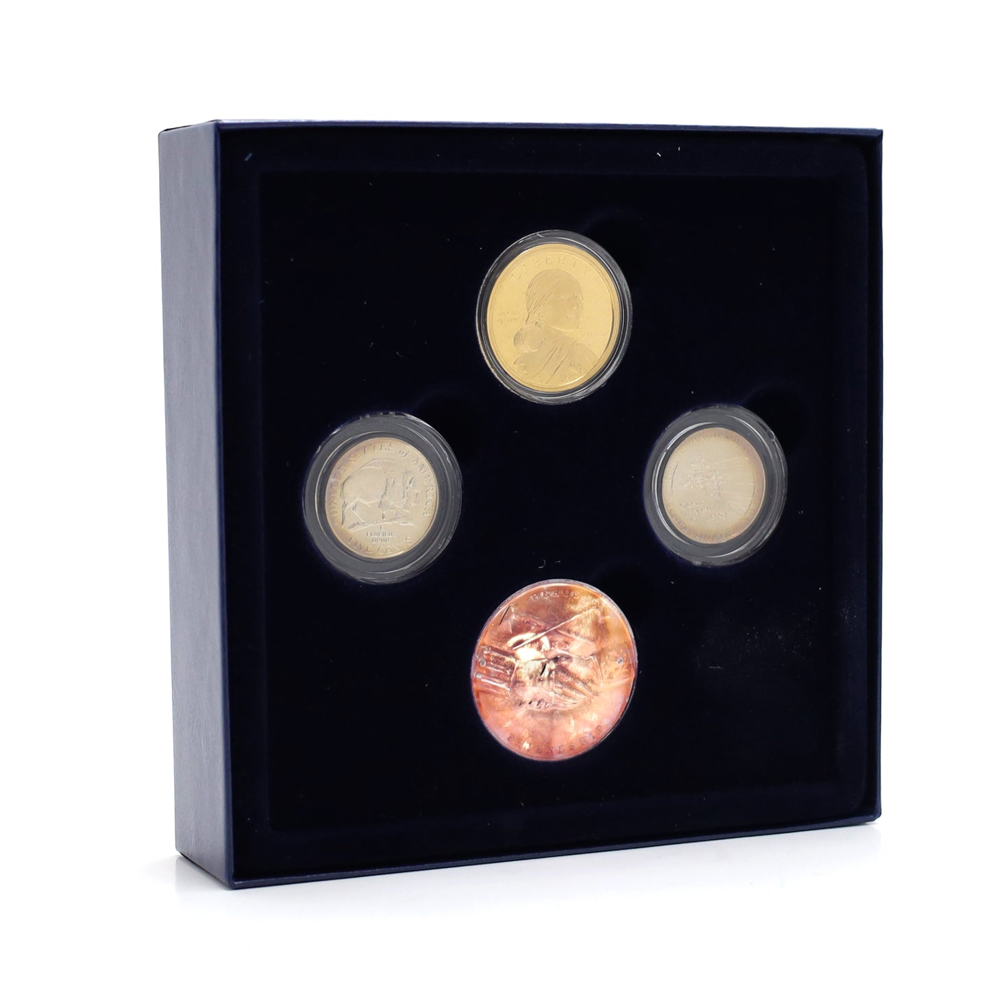 2005 US Mint Westward Journey Nickel Series 3-Coin & Medal Set (Toned)