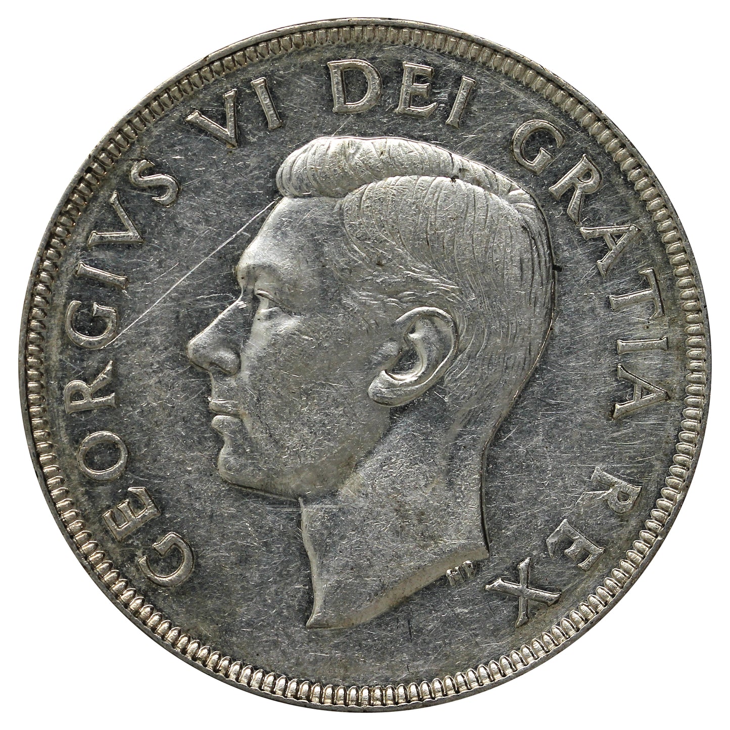1952 NWL Canada Dollar Extra Fine (EF40) Scratched, marks, or impaired