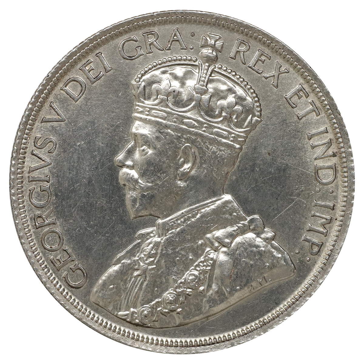 1936 Canada Dollar EF-AU (EF45) Scratched, marks, or impaired
