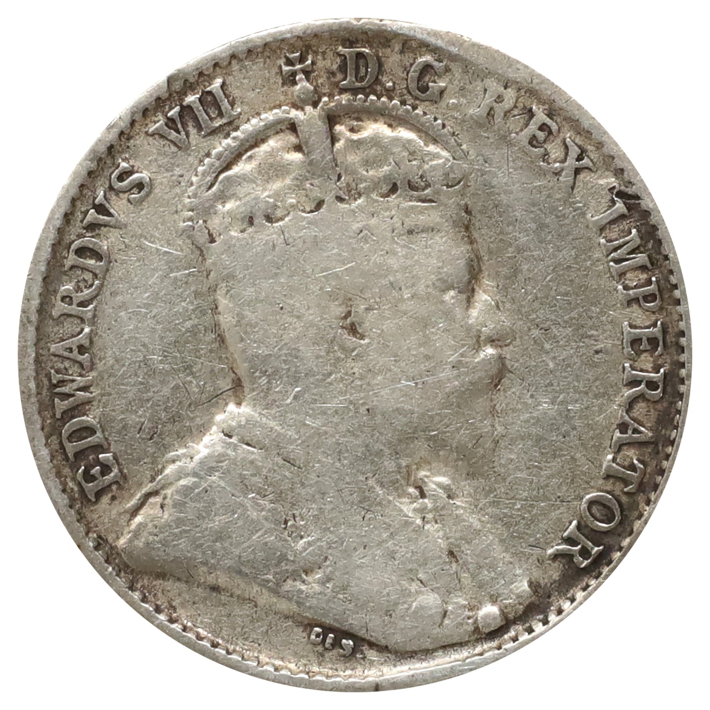 1902 Canada 5-cents Very Good (VG8) Scratched, marks, or impaired