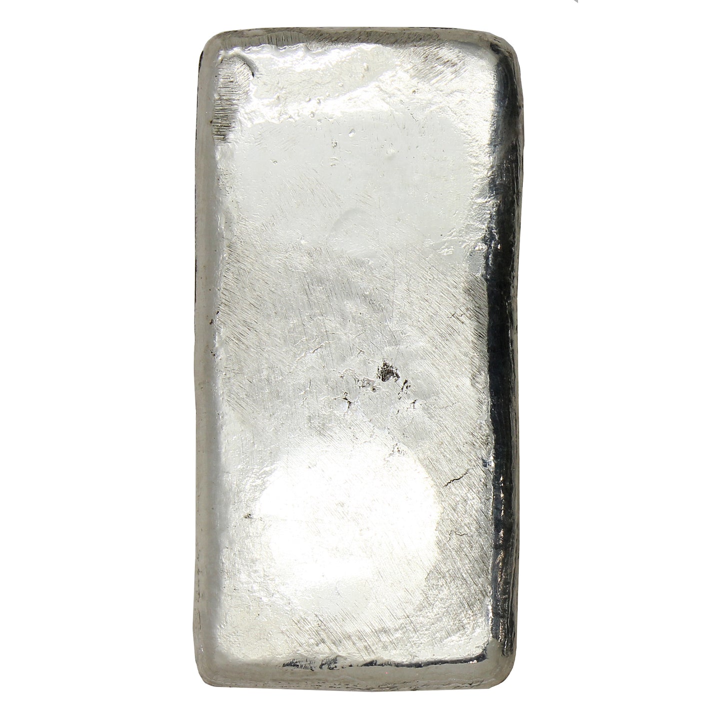 RSSC 5oz Hammered Bar w Enameled Black Flag Silver (No Tax) Hairline Scratches