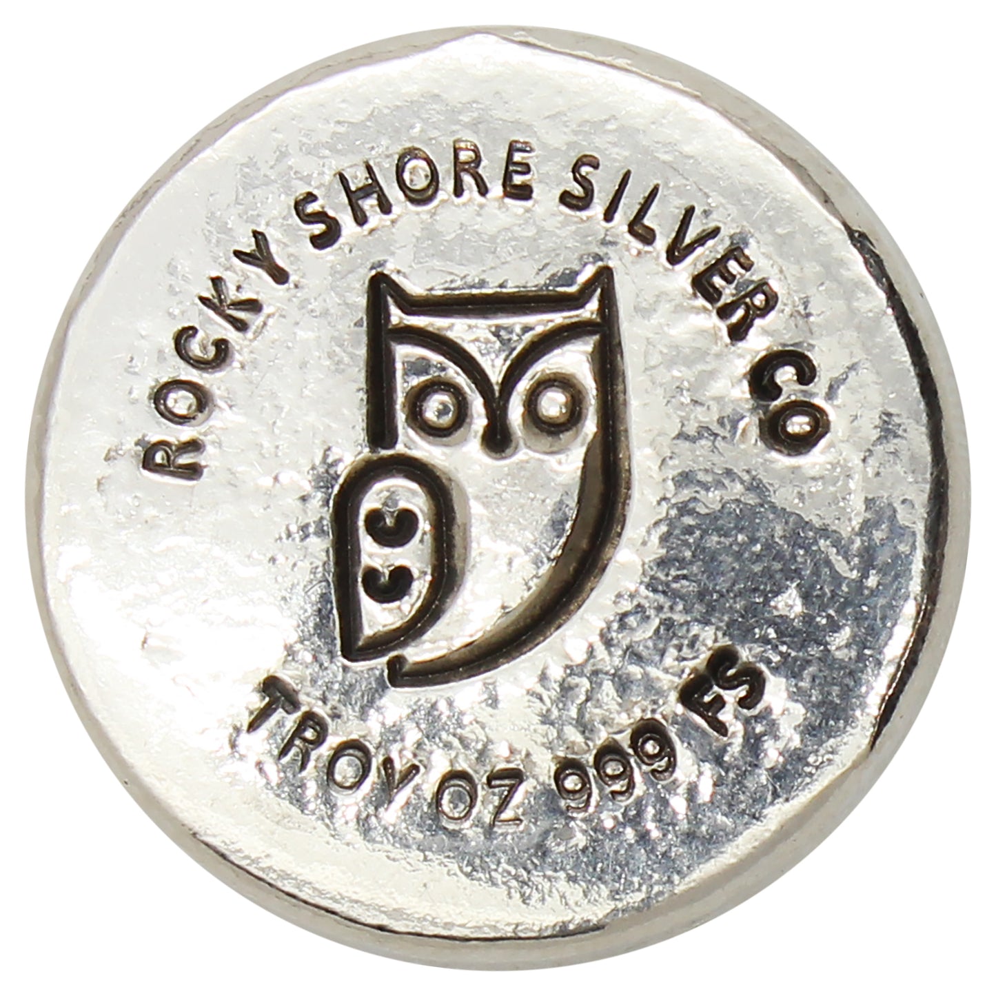 RSSC 1oz Enameled Red Maple Leaf .999 Fine Silver Round (No Tax) Lightly Toned