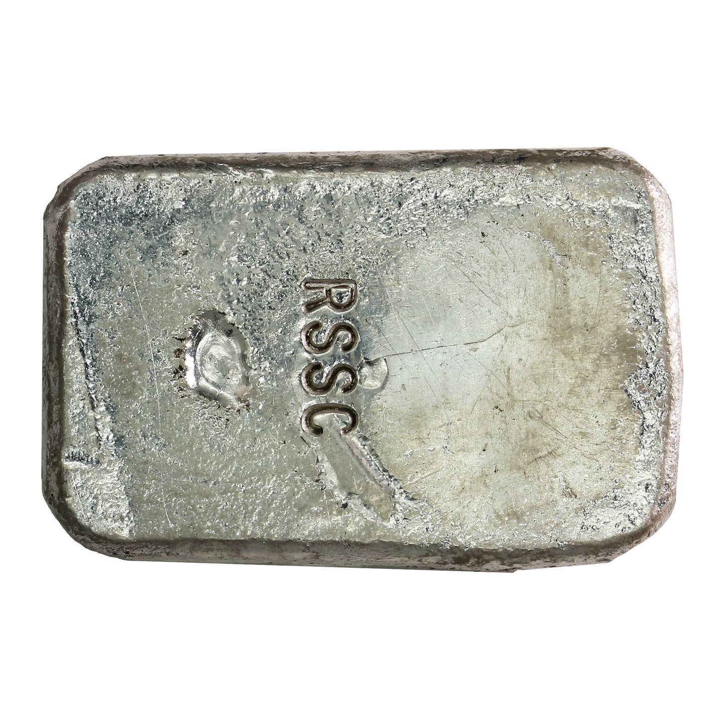 RSSC 1oz Hammered Bar w Enameled Black Bigfoot Silver (No Tax)