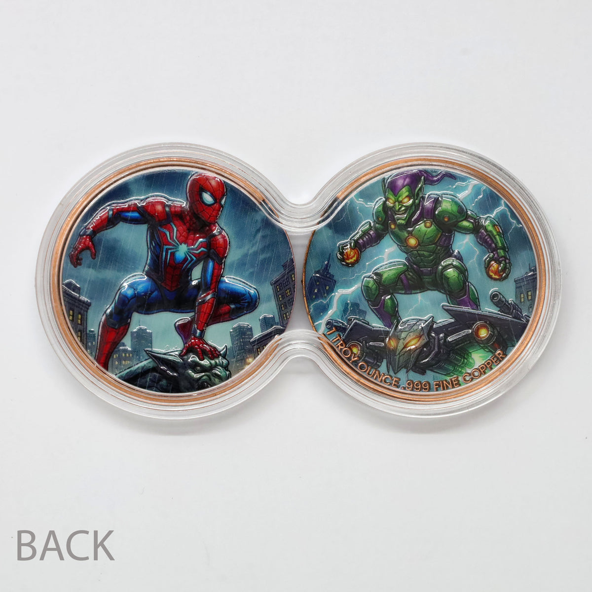 Spiderman vs. Green Goblin 2 x 1ozt .999 Fine Copper Dual Set (Limited Edition)