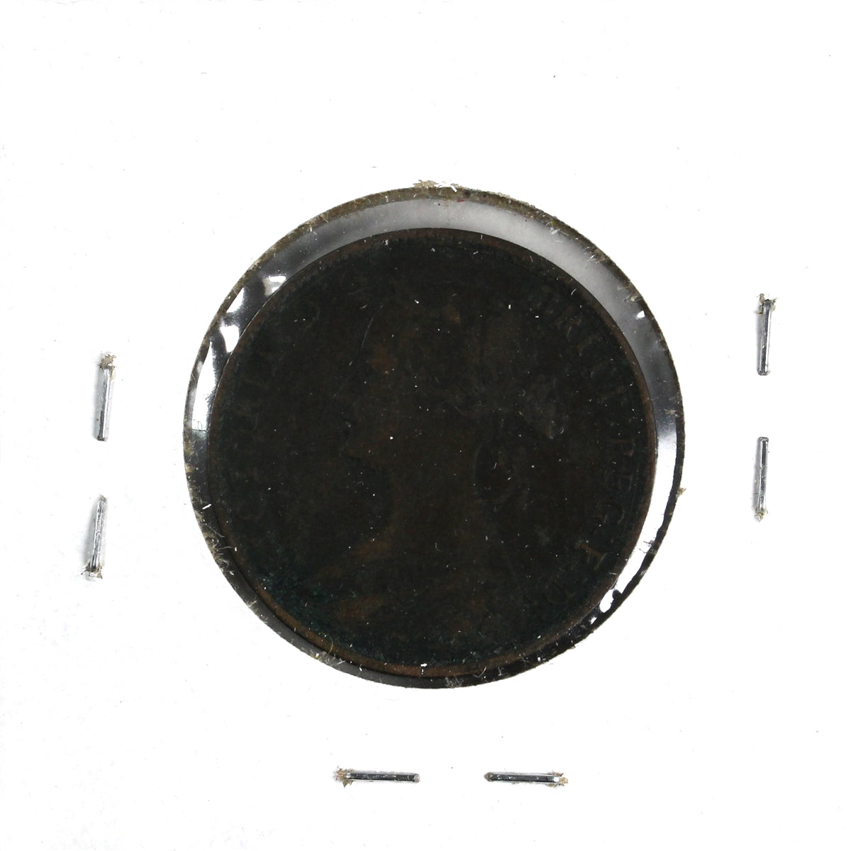 1864 Nova Scotia 1 Cent F-VF (F15) Corrosion, marks, or impaired