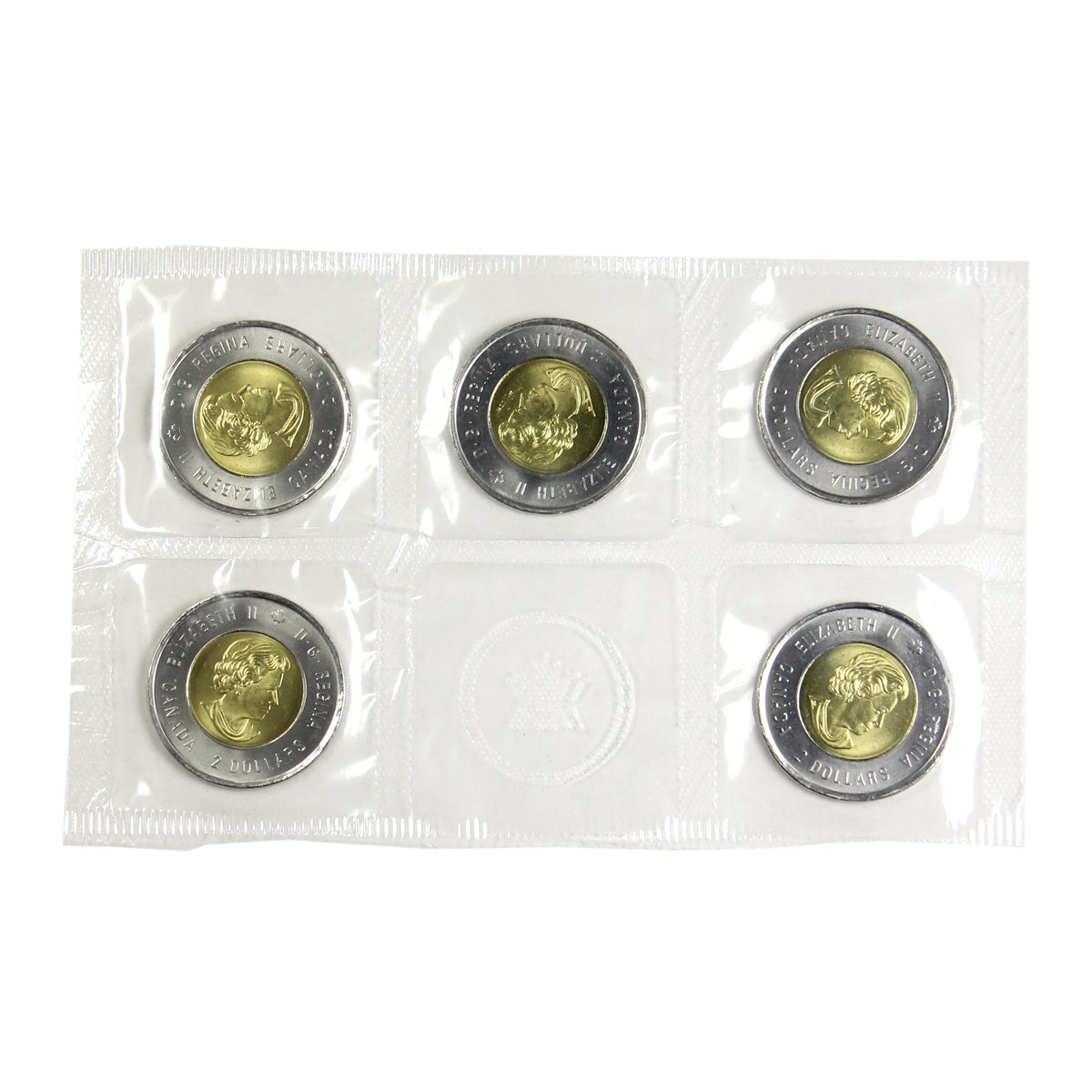 2015 Canada $2 Sir John A. Macdonald 5-coin Circulation Pack (In pliofilm only)