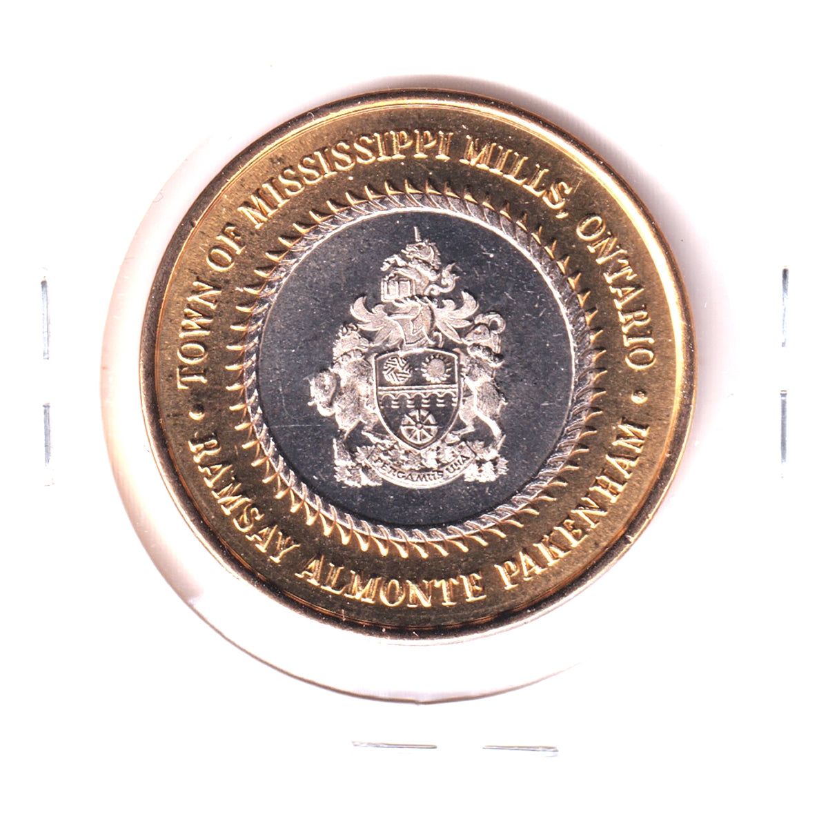 2011 Mississippi Mills, ON, $4 Trade Token: Dr. James Naismith, Inventor of Basketball