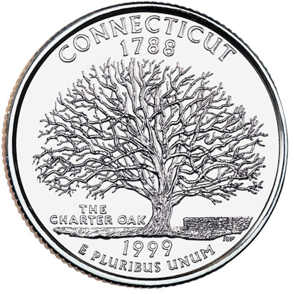 1999-D Connecticut USA Statehood Quarters (MS60)