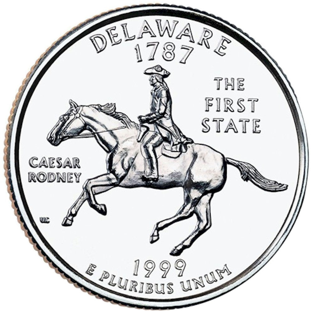 1999-P Delaware USA Statehood Quarters (MS60)